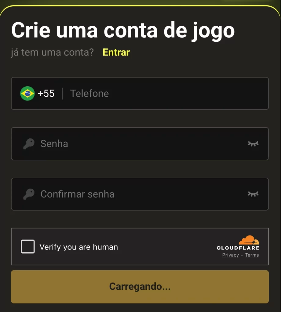 registro e login